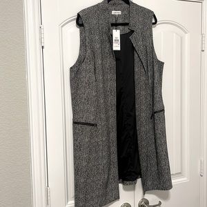 Calvin Klein Long Tweed Vest